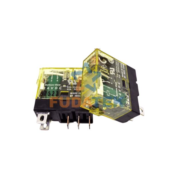 Rơ le trung gian IDEC RJ1S-CL-D24 24VDC 12A (5 chân dẹp)