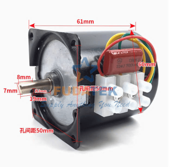 Động cơ giảm tốc 220V 60KTYZ 2.5RPM