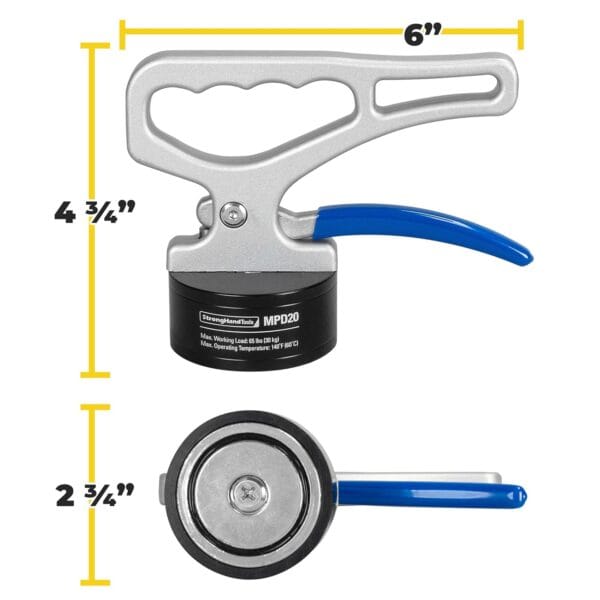 Dụng cụ hút từ MPD20 loại 60kg - Hình ảnh 2