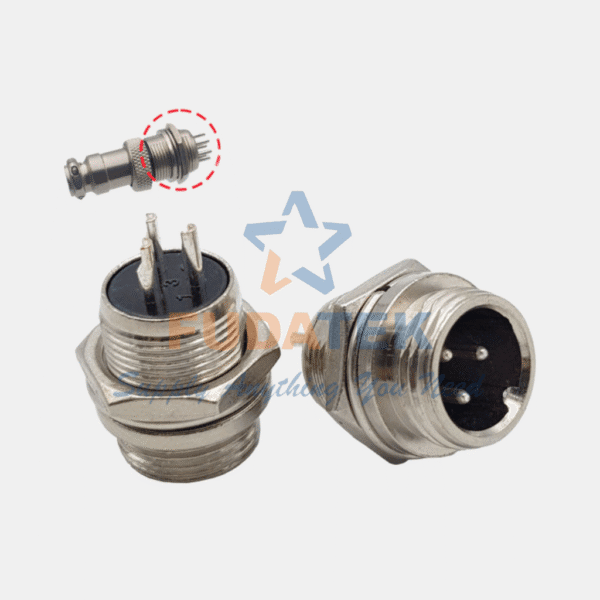 Bộ phích cắm công nghiệp 3 chân GX12-3P
