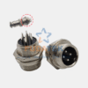 Bộ phích cắm công nghiệp 4 chân GX12-4P