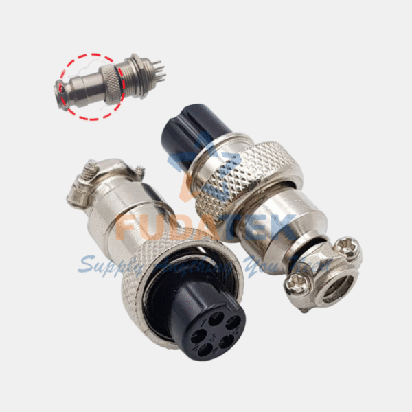 Bộ phích cắm công nghiệp 5 chân GX12-5P - Hình ảnh 2