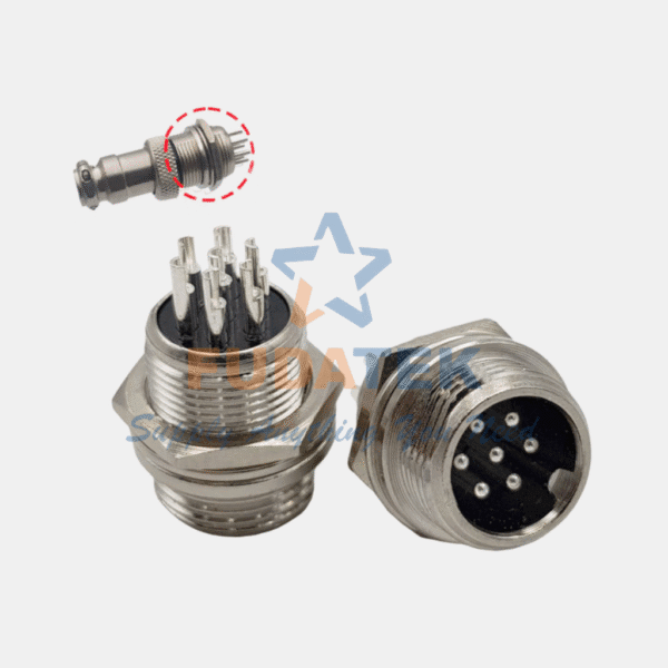 Bộ phích cắm công nghiệp 7 chân GX12-7P