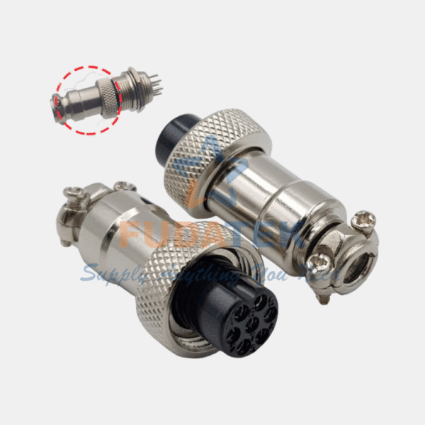 Bộ phích cắm công nghiệp 7 chân GX12-7P - Hình ảnh 2