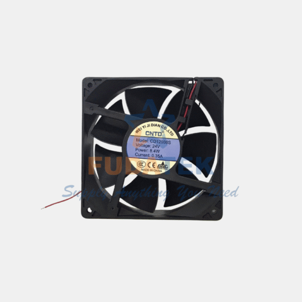 Quạt Tản Nhiệt 12x12cm 0.3A CD12038S ( 12V - 24V ) - Hình ảnh 2