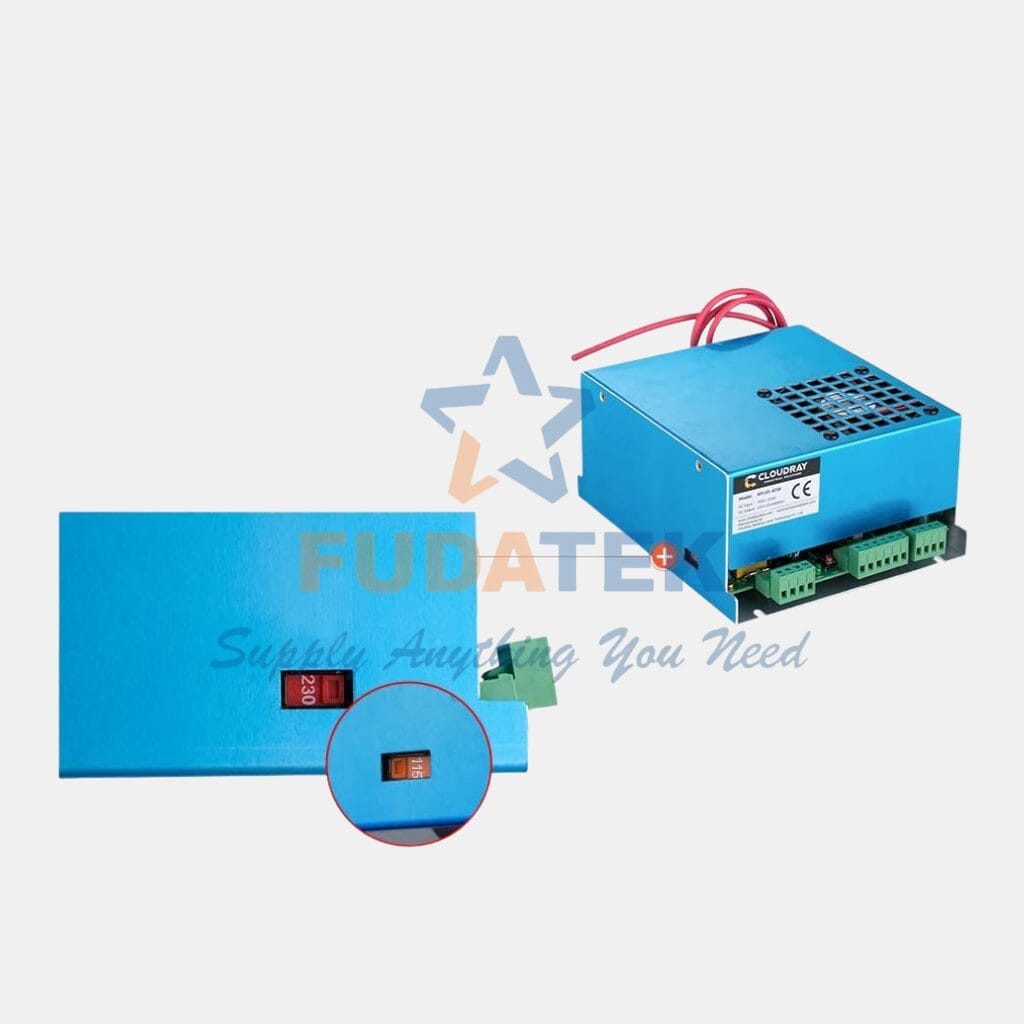 Bộ cấp nguồn Laser 40W ( Bộ nguồn máy khắc, cắt Laser CO2 40W ) - Hình ảnh 2
