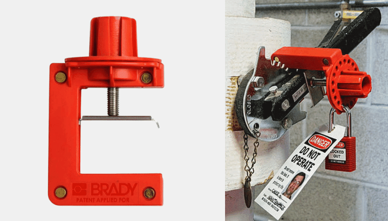 Van bướm (Butterfly Valve Lockout)