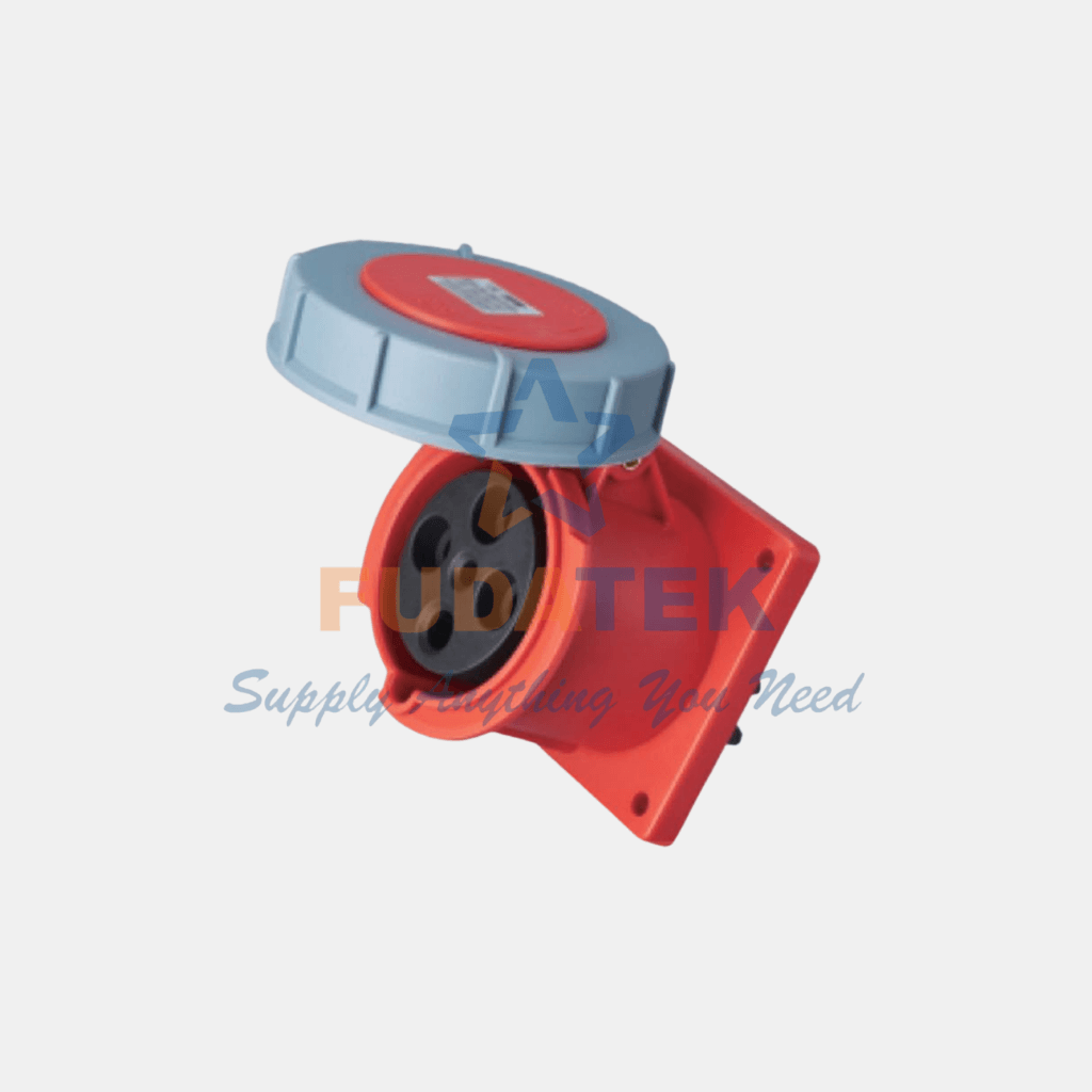 Ổ Cắm Công Nghiệp Lắp Âm Tủ Điện Kín Nước 125A 380 415V 3P+E IP67 MPE MPN-3442